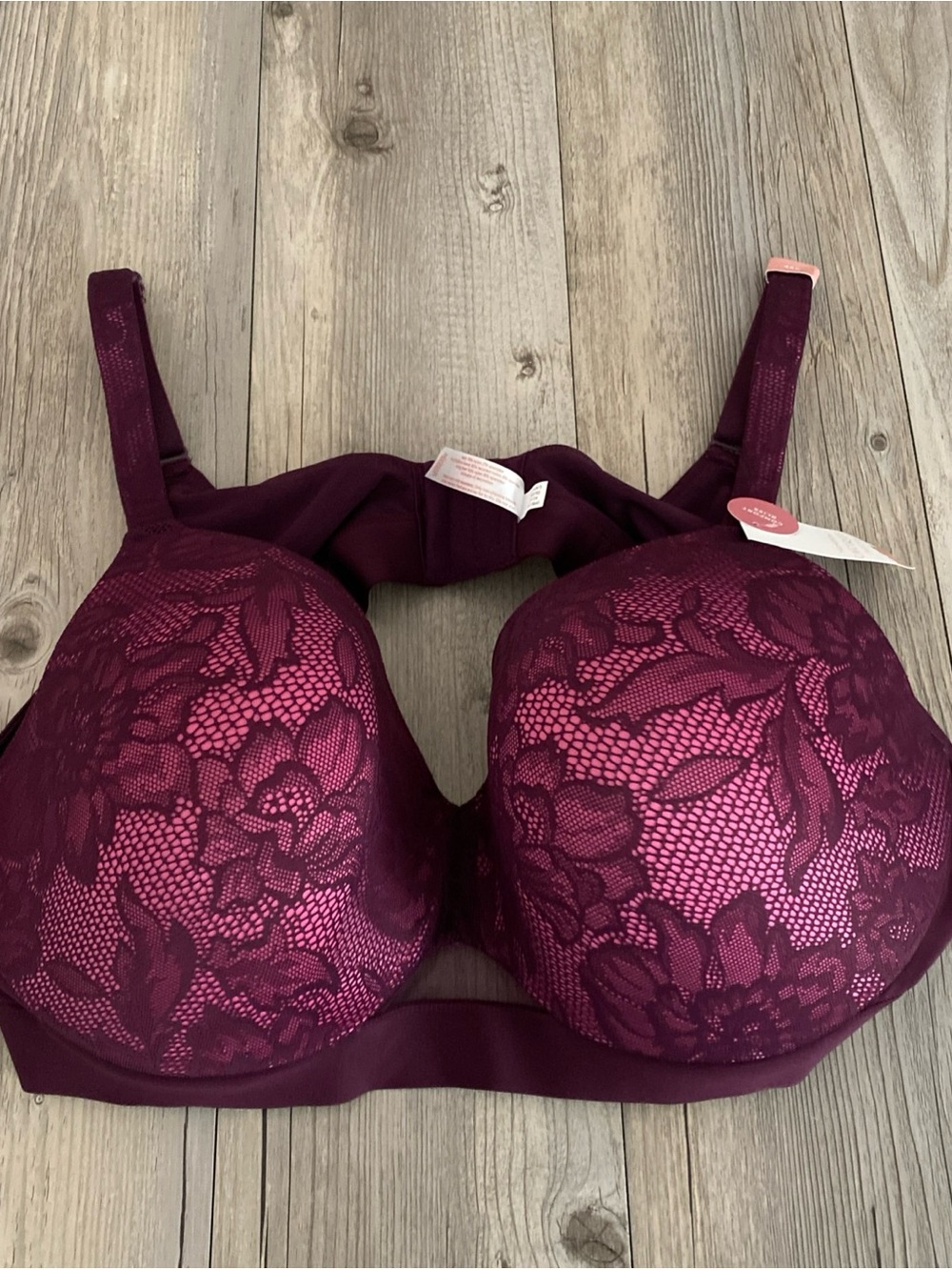 Lane Bryant Cacique Comfort Bliss Bra Lightly Lined Underwire Floral 46C NWT